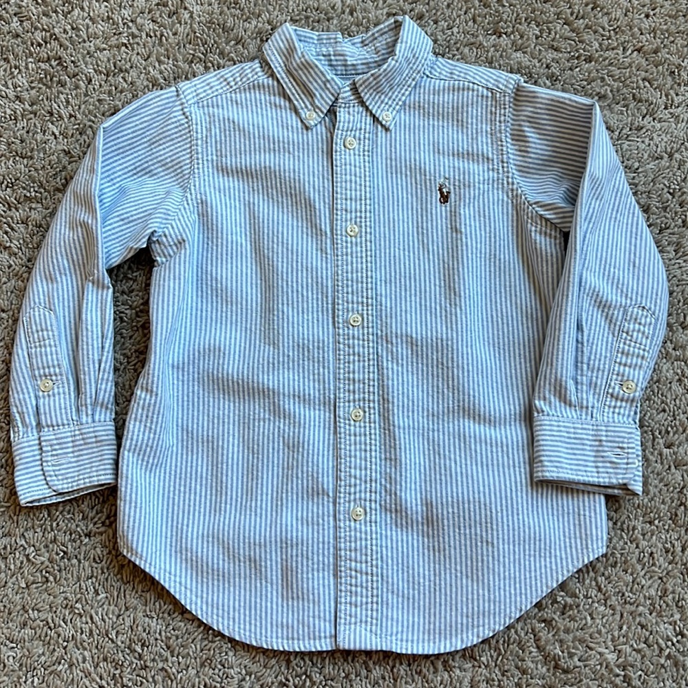 Ralph Lauren Striped Cotton Oxford Shirt